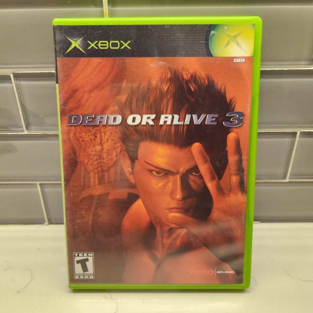 Dead or Alive 3 (Microsoft Xbox, 2001) COMPLETE with Case & Manual